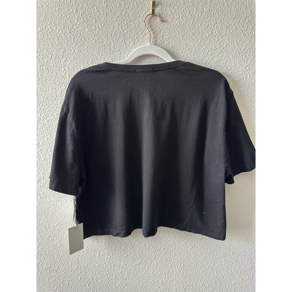 GOOD AMERICAN COTTON CROPPED TEE - Picture 12 of 16